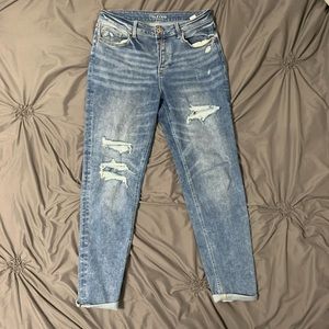 Maurices distressed button fly size 12